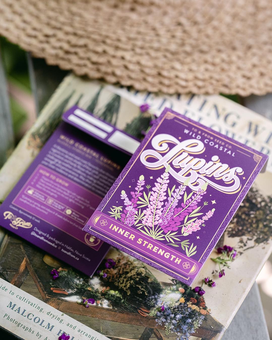 Wild Coastal Lupins (Inner Strength) - Seed Packet