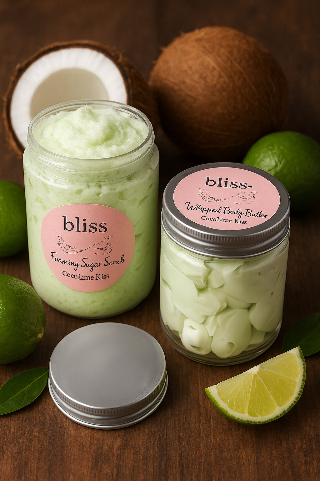 CocoLime Kiss Foaming Shower Scrub / Body Butter
