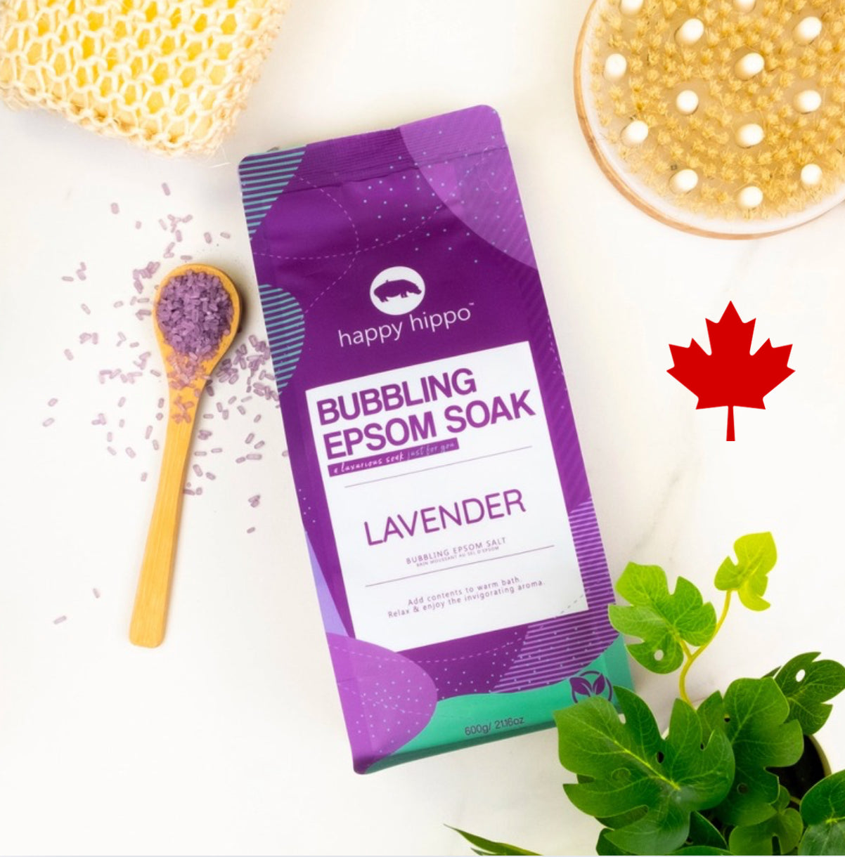 Lavender Bubbling Epsom Soak