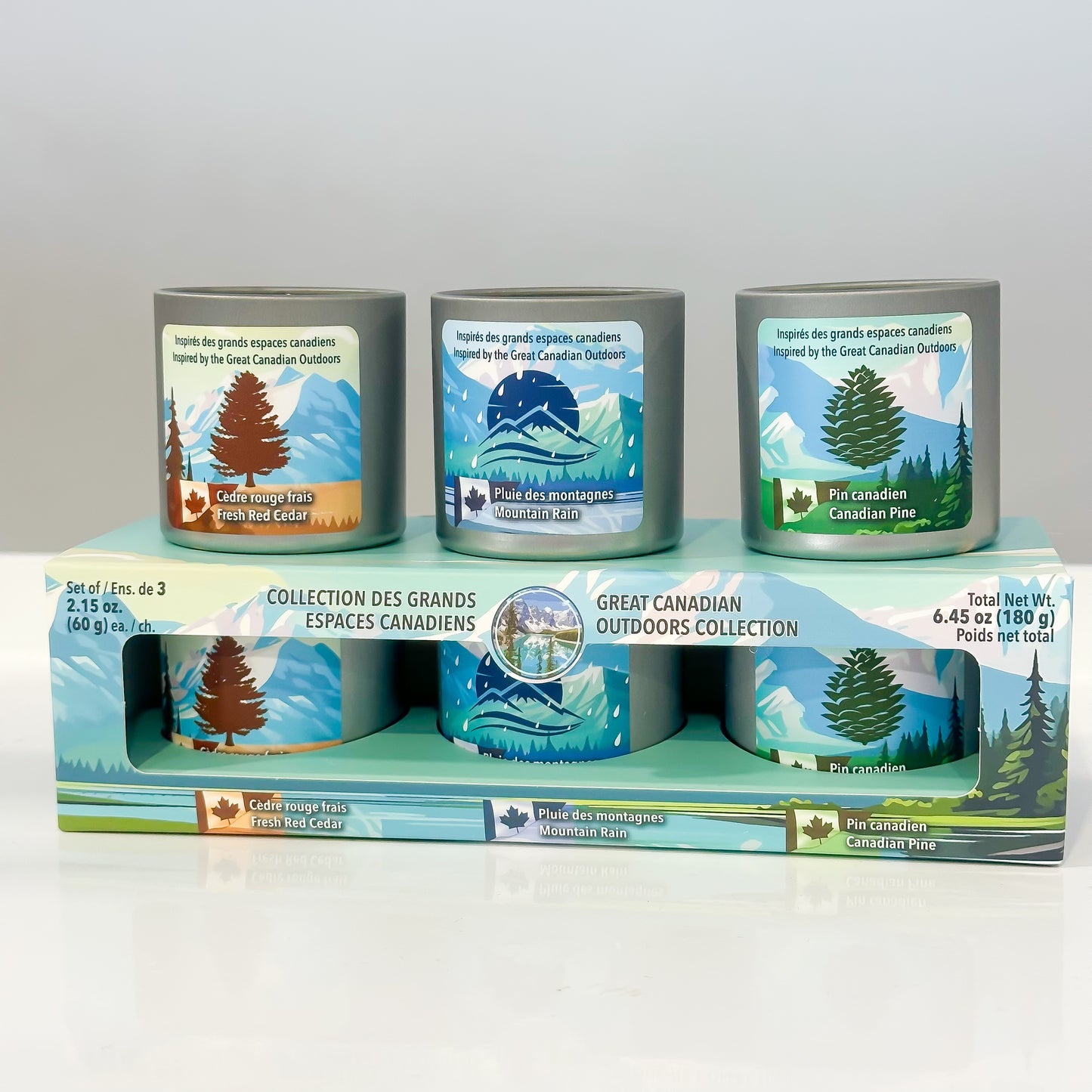 Great Canadian Outdoors 3 Pack Boxed Candle Collection