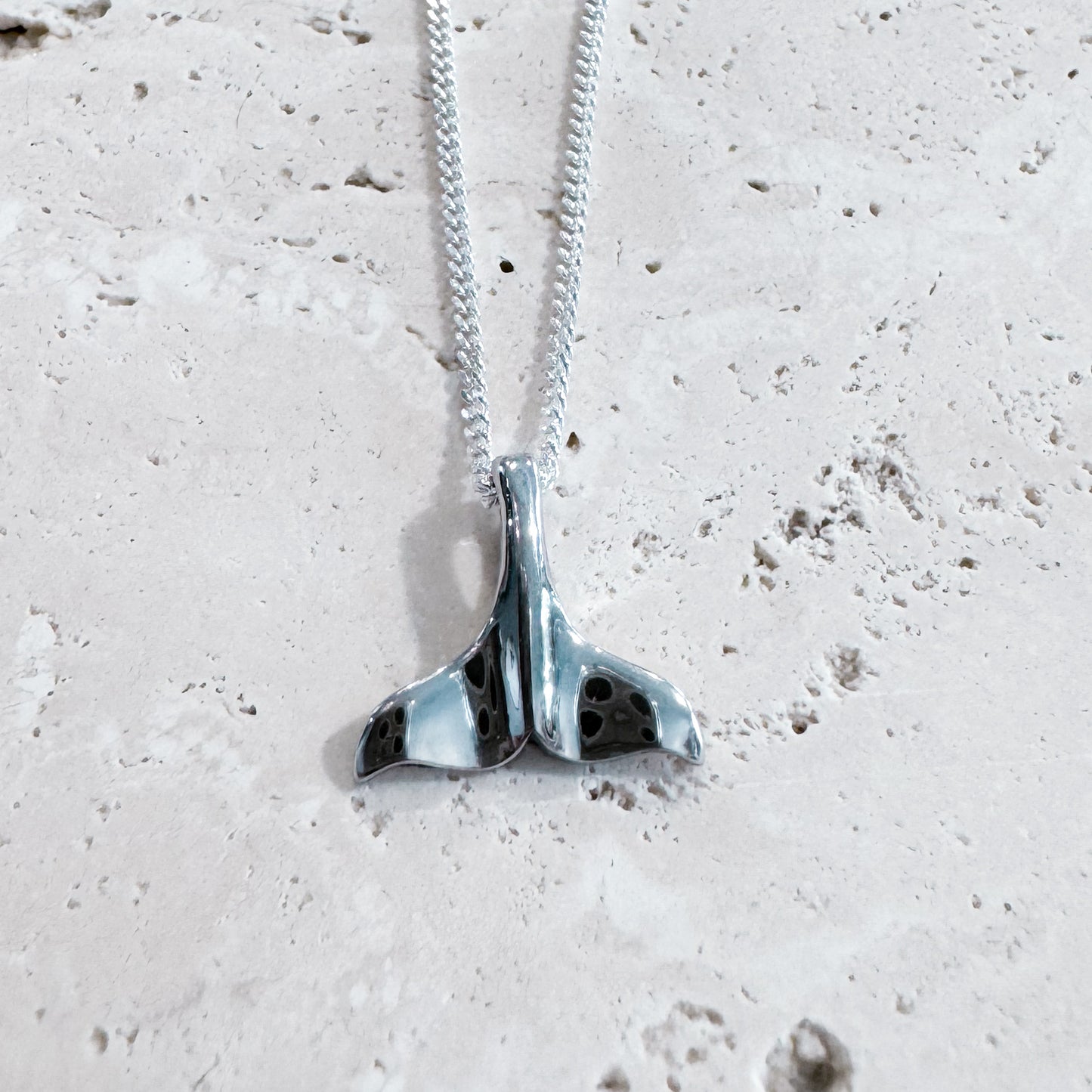 Whale Tail Charm Necklace