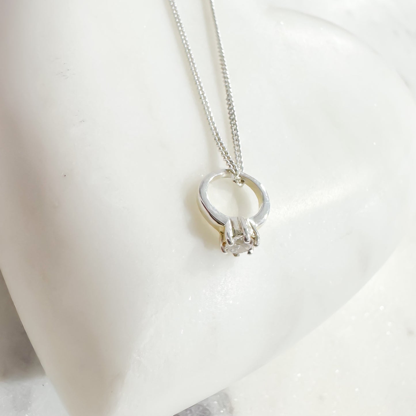 Promise Ring Necklace