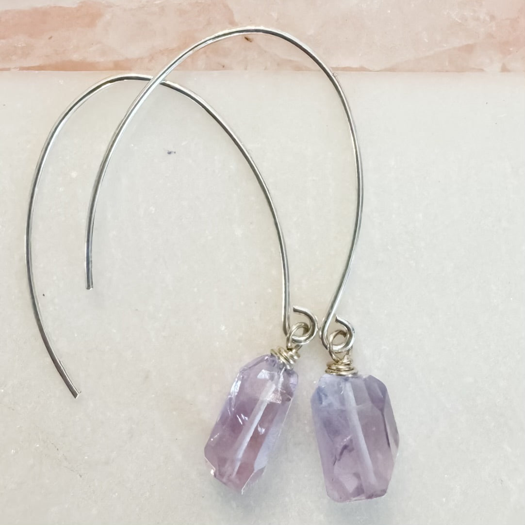 Amethyst Drop Earrings