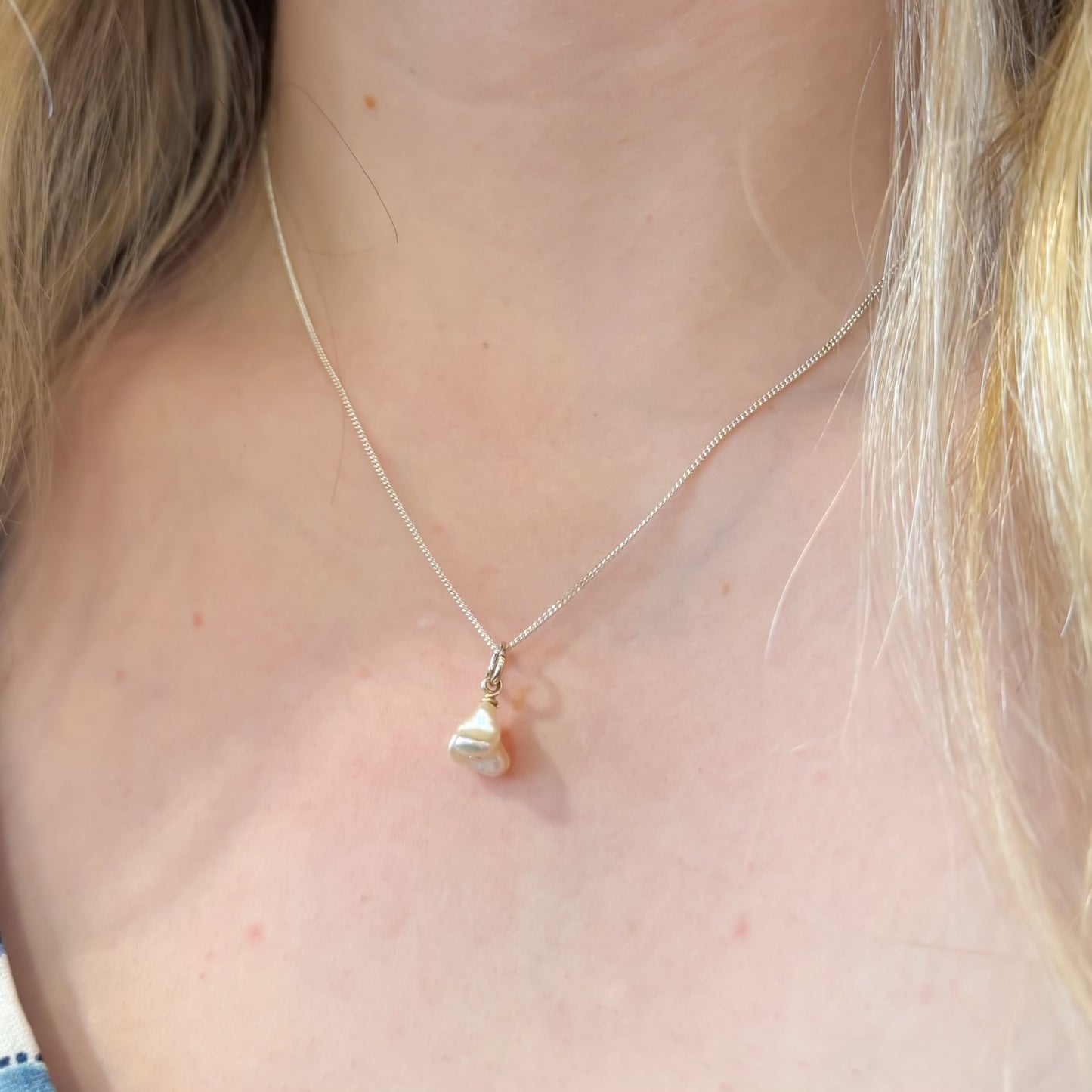 Dainty Keshi Pearl Necklace