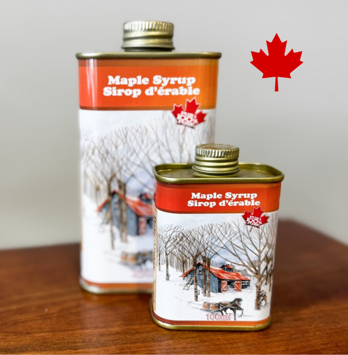 Maple Syrup Tin