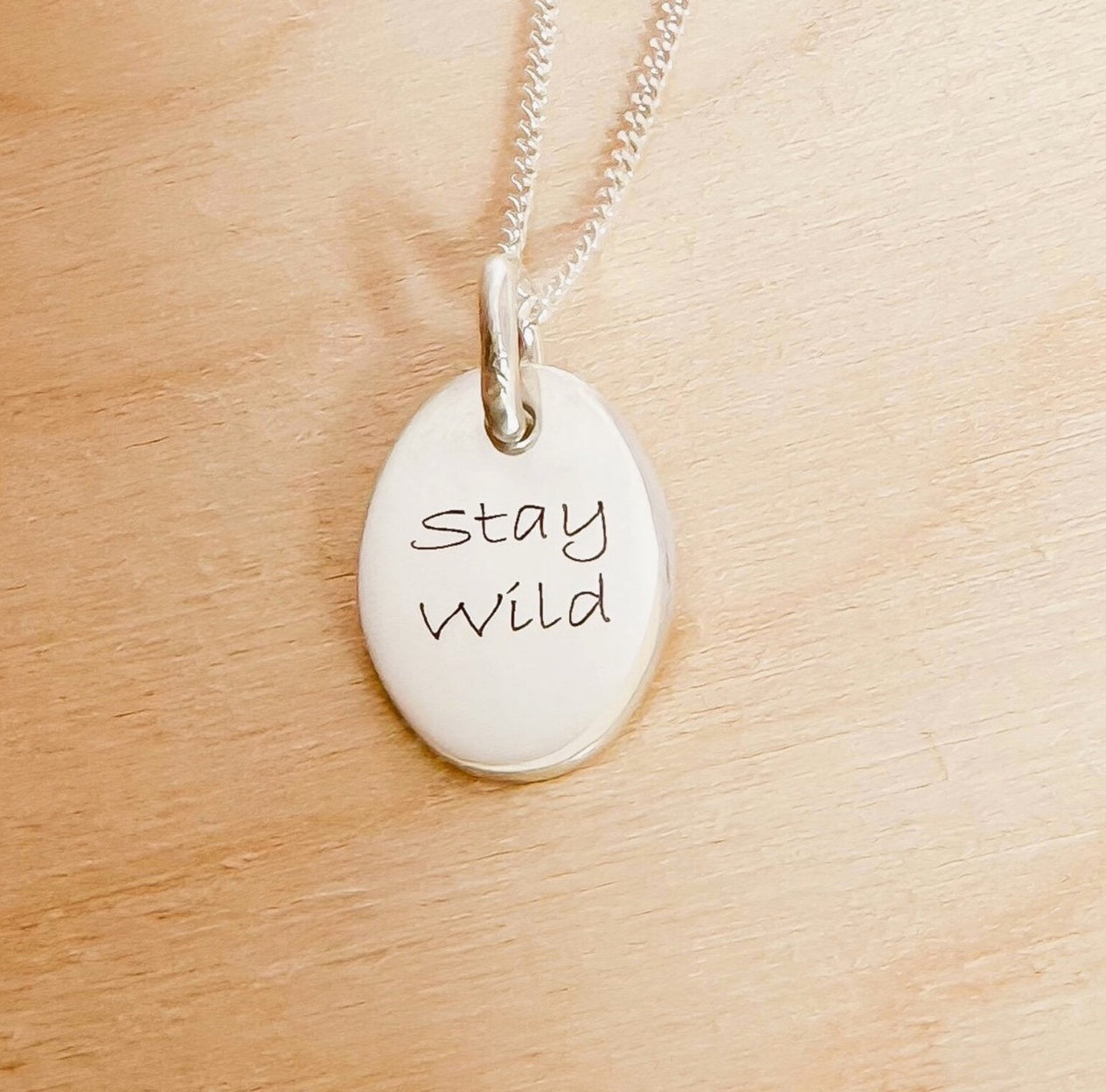 "Stay Wild" Wildflower Necklace