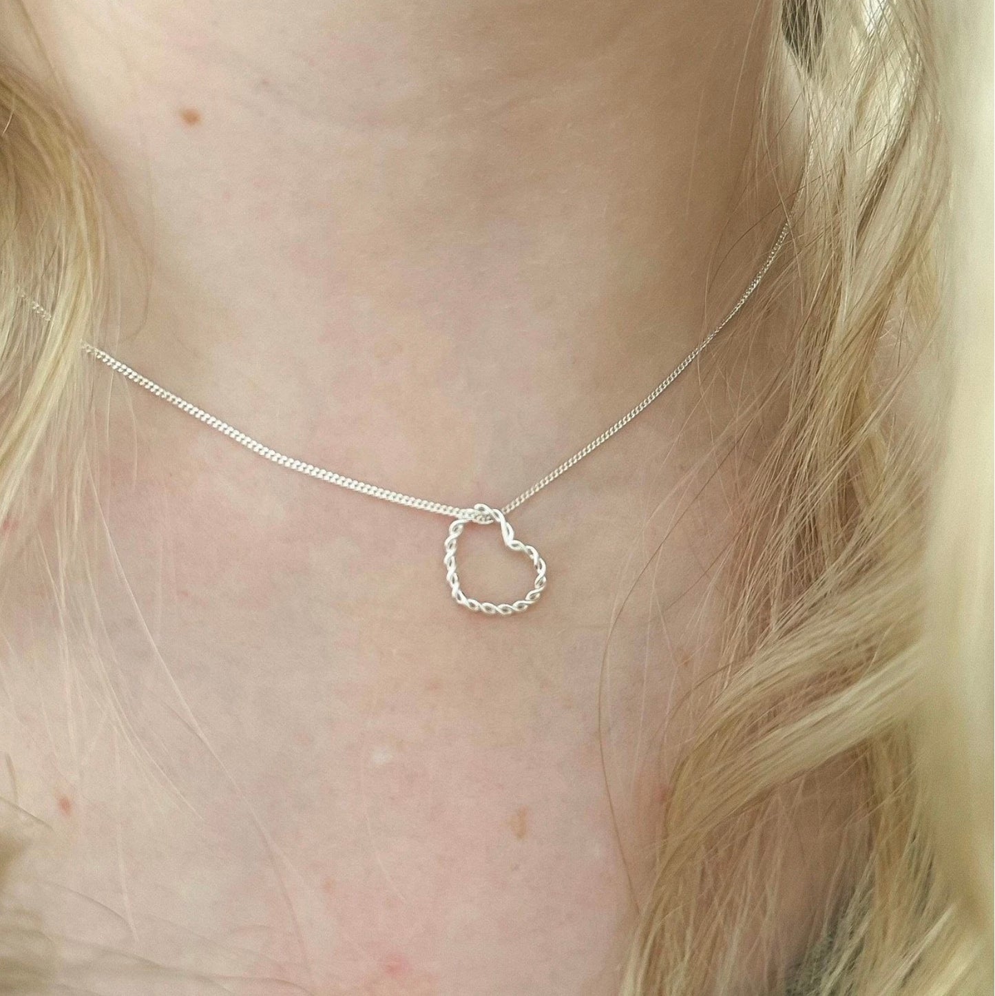 Twisted Heart Necklace