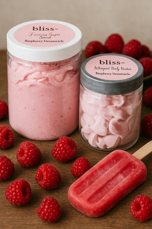 Raspberry Dreamsicle Foaming Shower Scrub / Body Butter