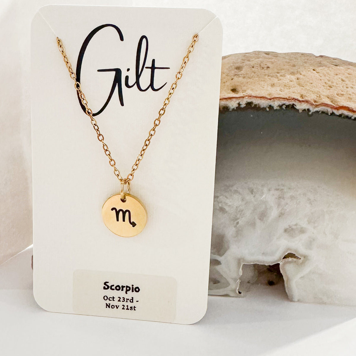 Gilt Zodiac Necklace