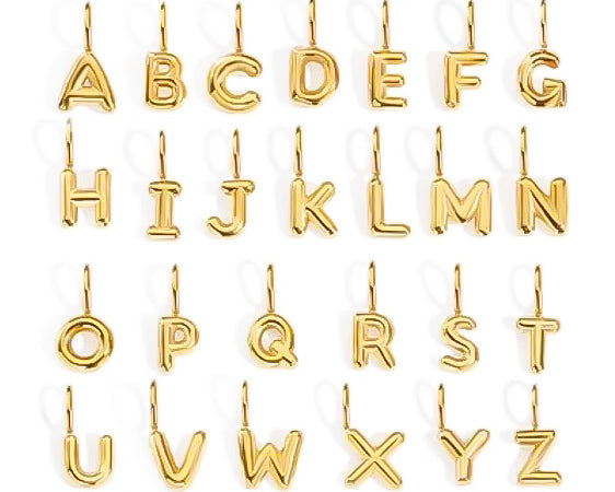 Gilt Initial Necklace