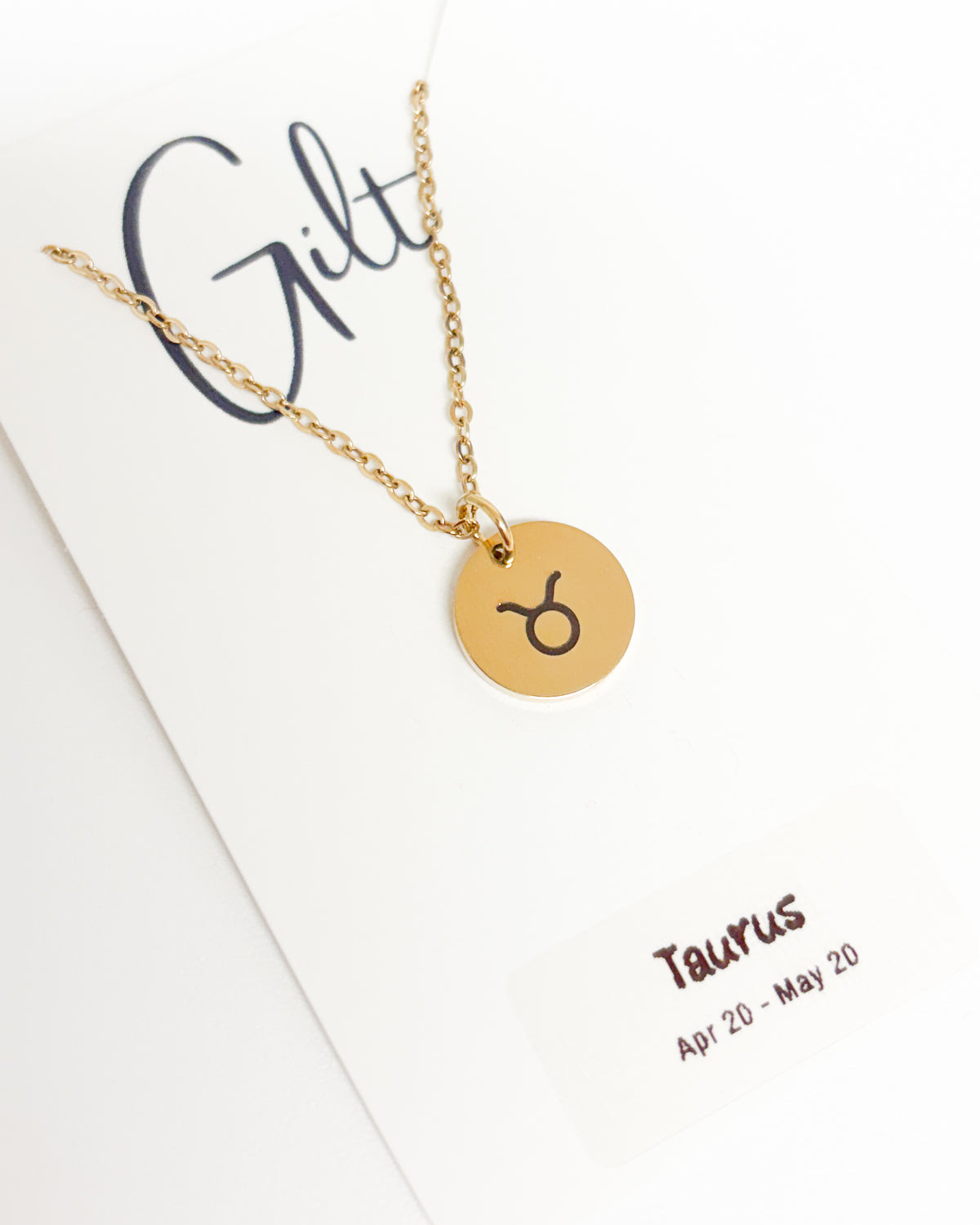 Gilt Zodiac Necklace