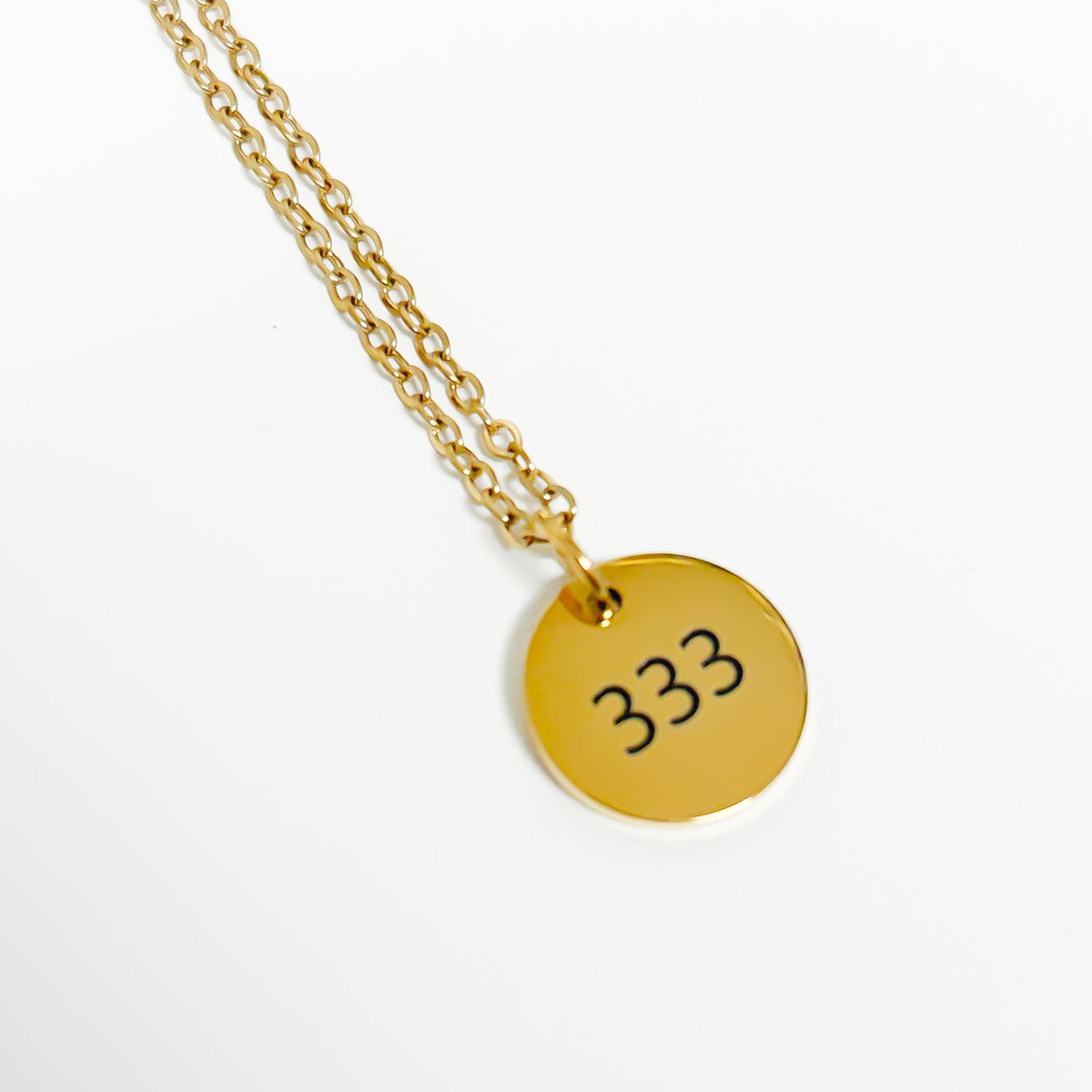 Gilt Angel Number Necklace
