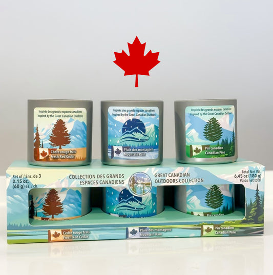 Great Canadian Outdoors 3 Pack Boxed Candle Collection