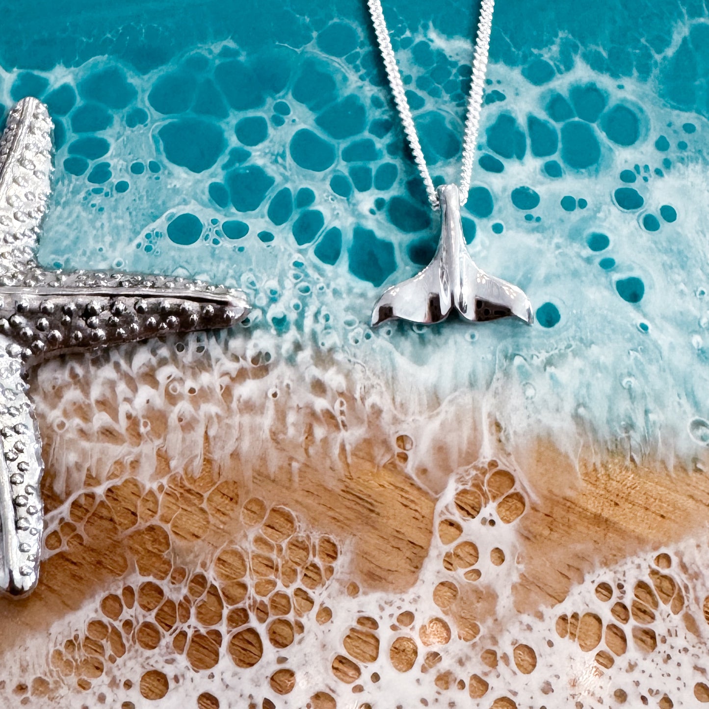 Whale Tail Charm Necklace
