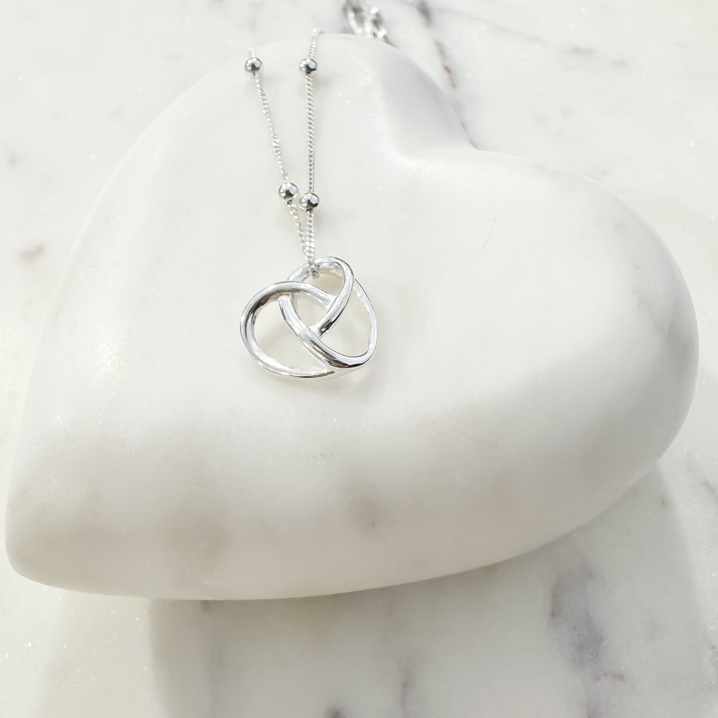 Love Knot Heart Necklace