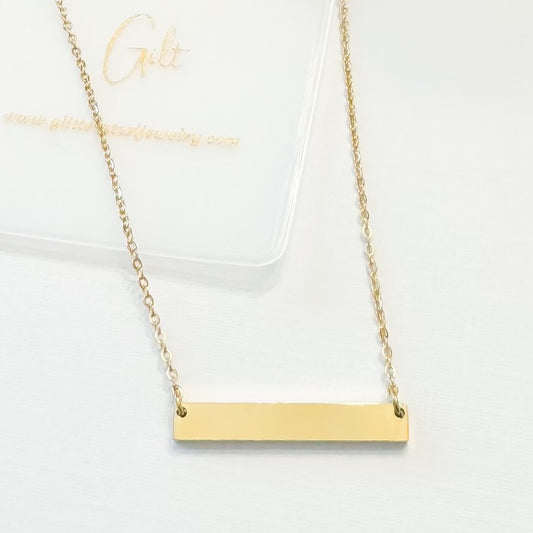Gold Bar Necklace