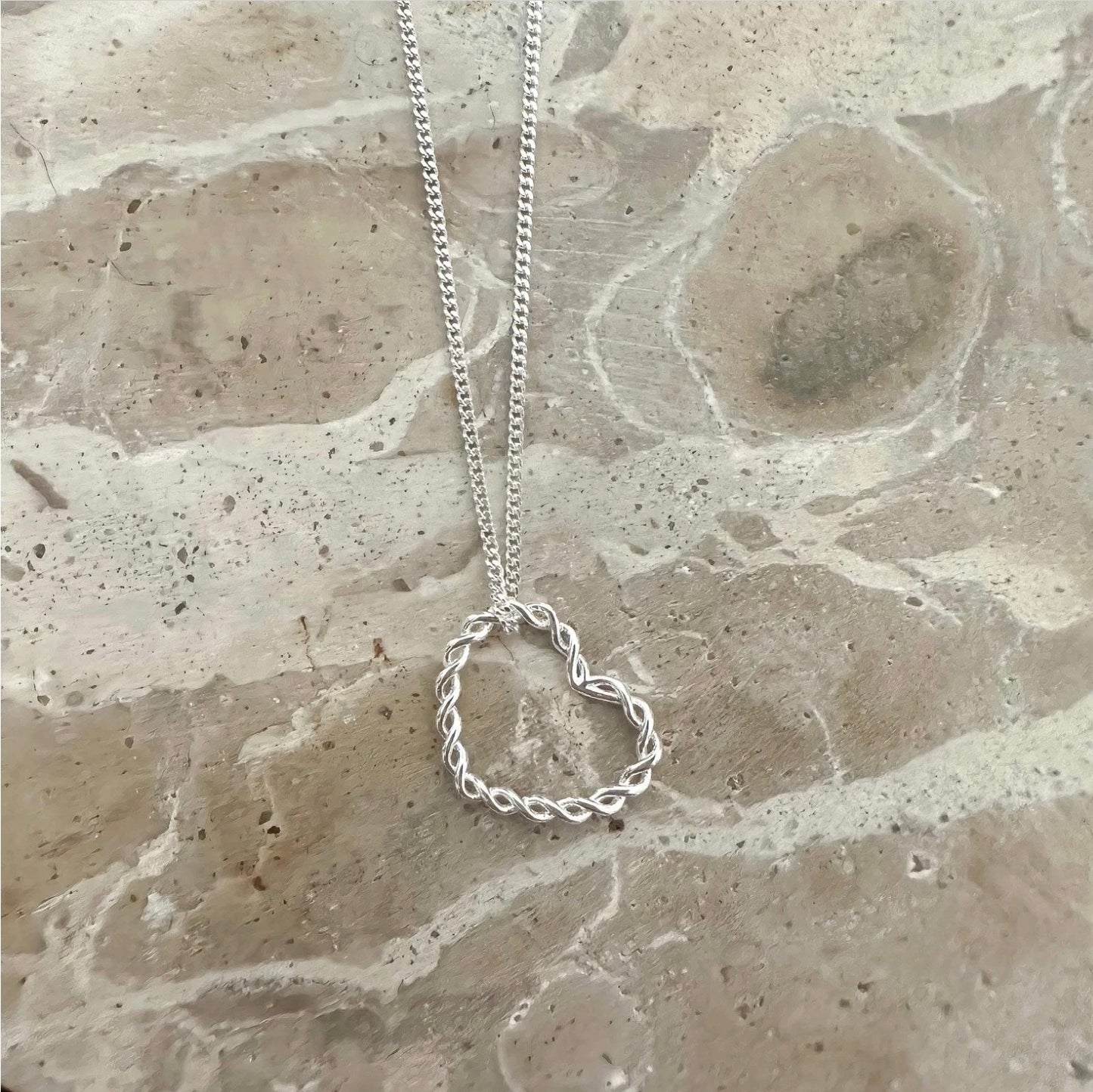 Twisted Heart Necklace